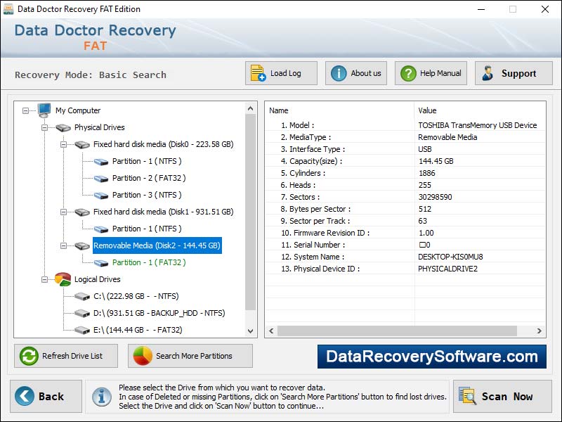 Rescue utility help to recover data even from bad sectors affected storage media