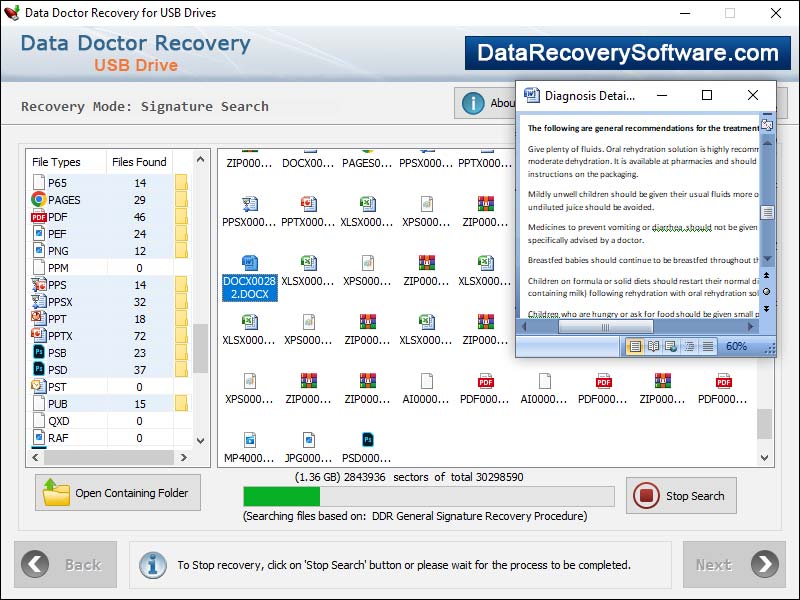 Data Recovery Software for USB Drive 5.8.4.1 screenshot