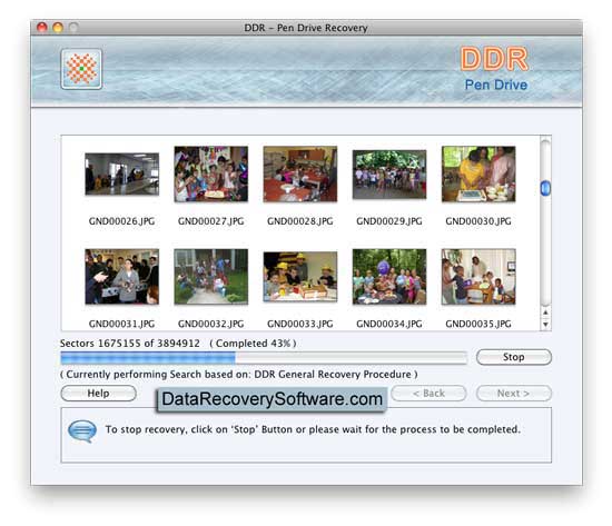 Screenshot of Mac Data Recovery Pen Drive
