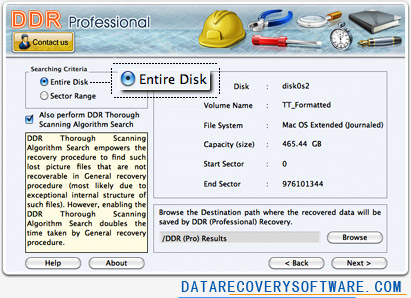 Mac DDR Recovery Software - Professional