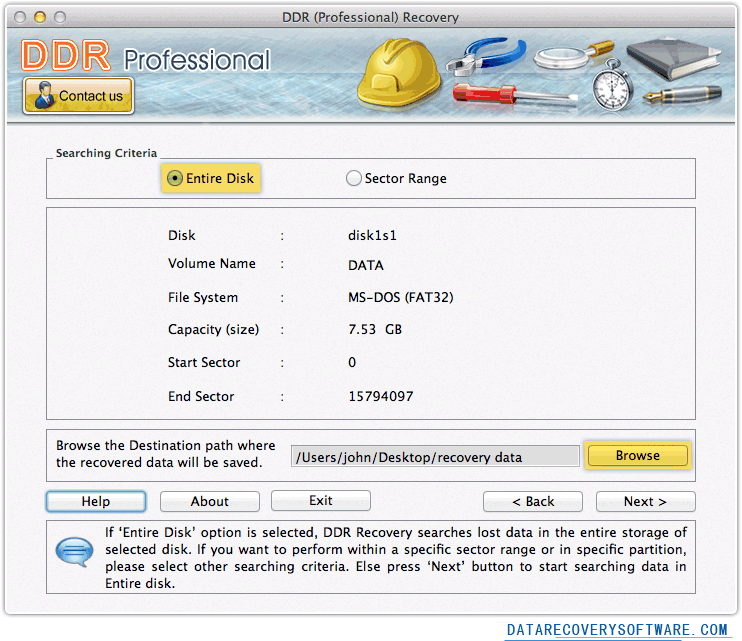 Mac DDR Recovery Software - Professional Mac DDR Recovery Software - Professional