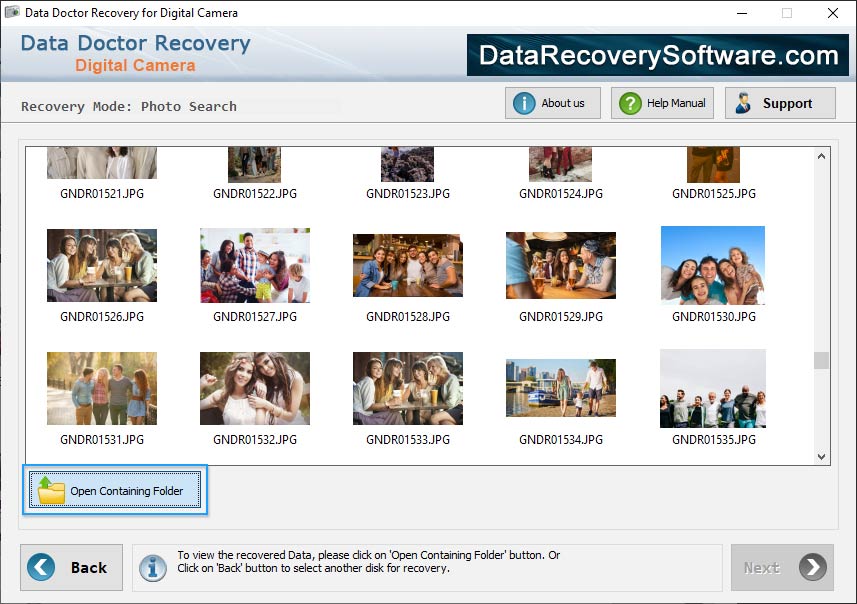 Digital Camera Data Recovery Software