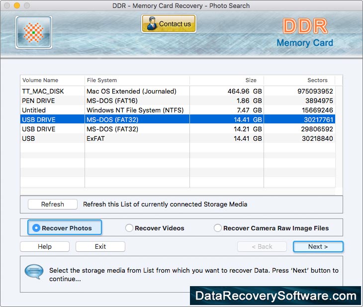  Mac  Memorycards Data Recovery Software