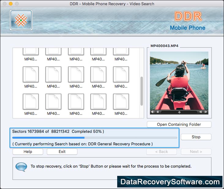 required extension type Mac Mobile phone Data Recovery Software