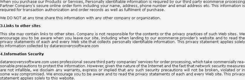 Privacy Policy