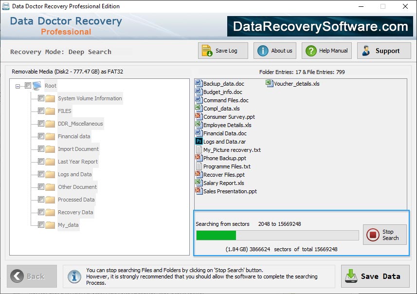 Professional Data Recovery Software