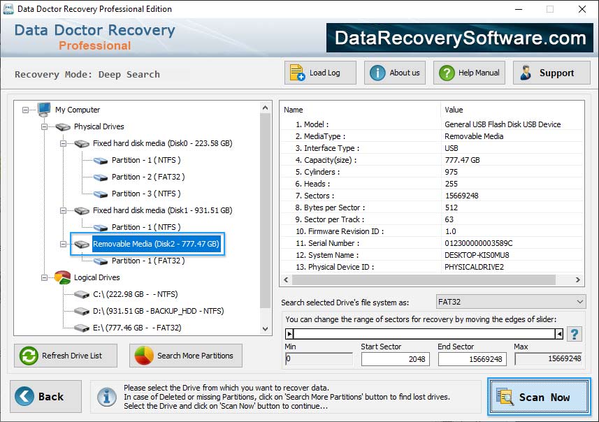 Professional Data Recovery