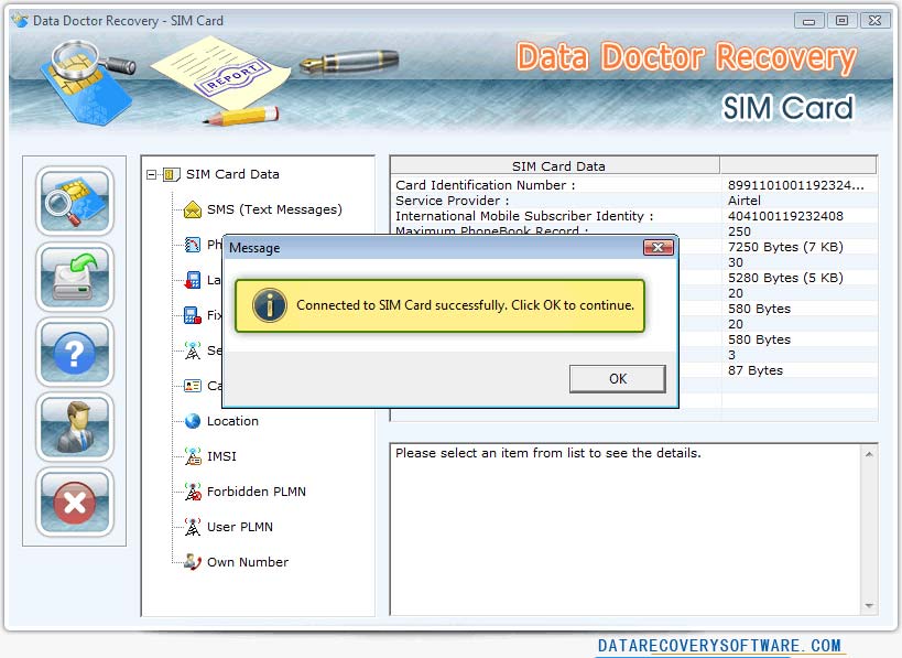 Data Recovery Software for SIM Cards