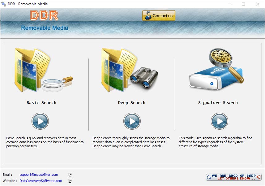 Searching Files Data Recovery Software for USB Digital Storage