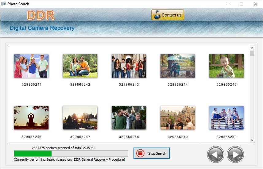 Screenshot of Camera Photos & Videos Recovery Tool
